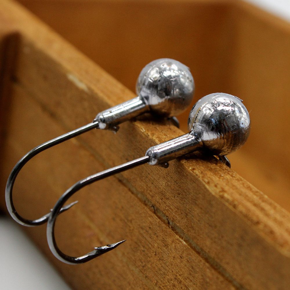 Fishing Equipment Essentials - Scharfe Jigging-Haken, Angelausrüstung für weiche Kunstköder,