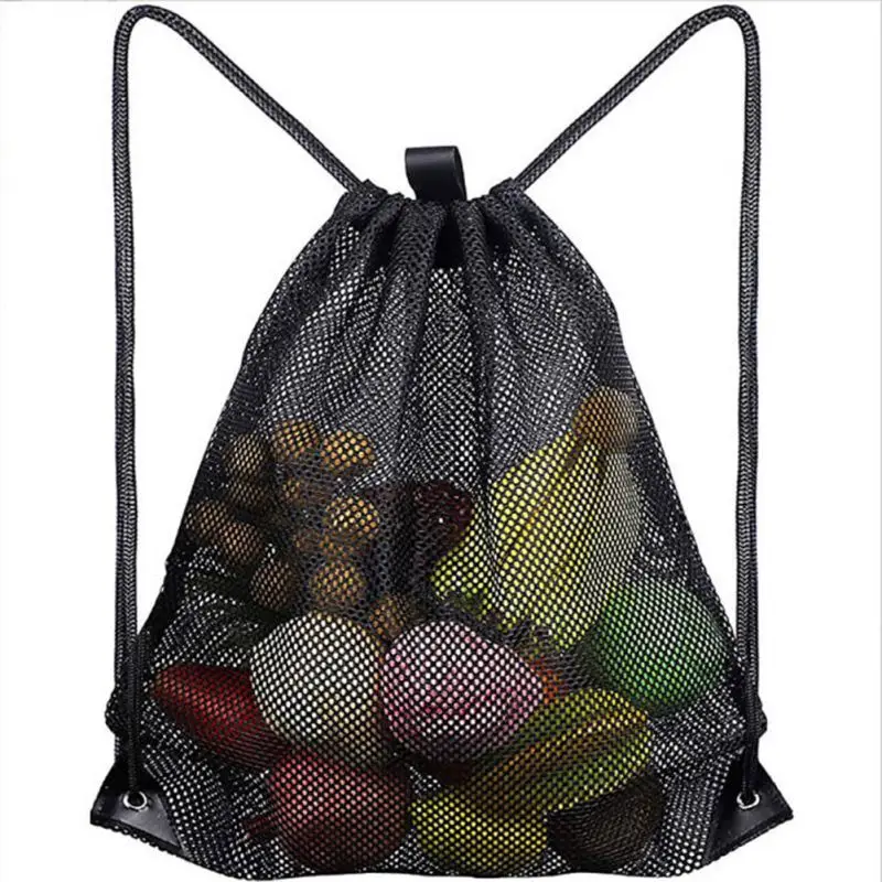 Fishing Equipment Bag - Netzrucksack mit Seil, schnelle Sporttasche, multifunktional,
