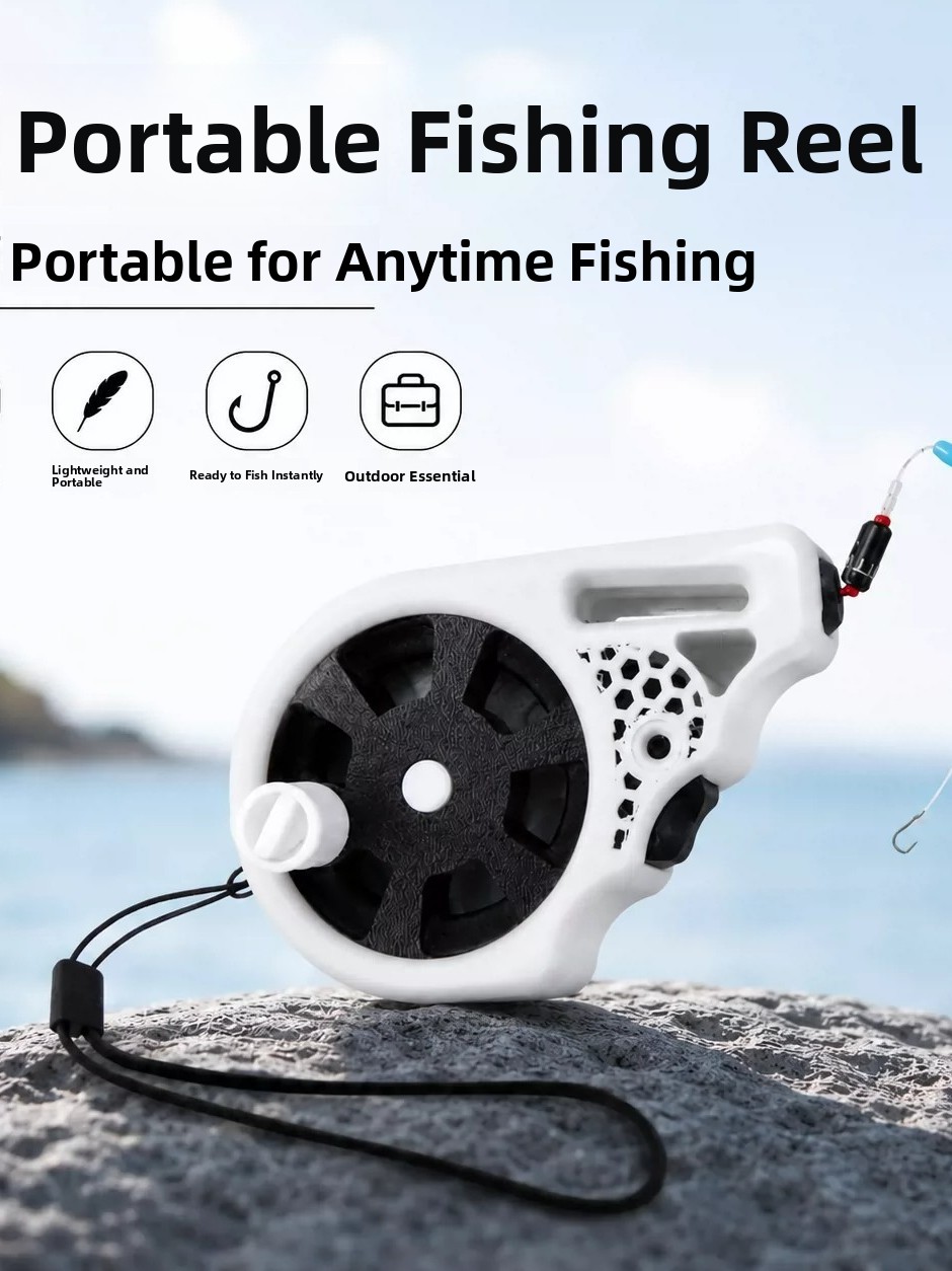 Fishing Equipment Brands - Tragbares Taschen-Angelset ohne Rute für Ufer,