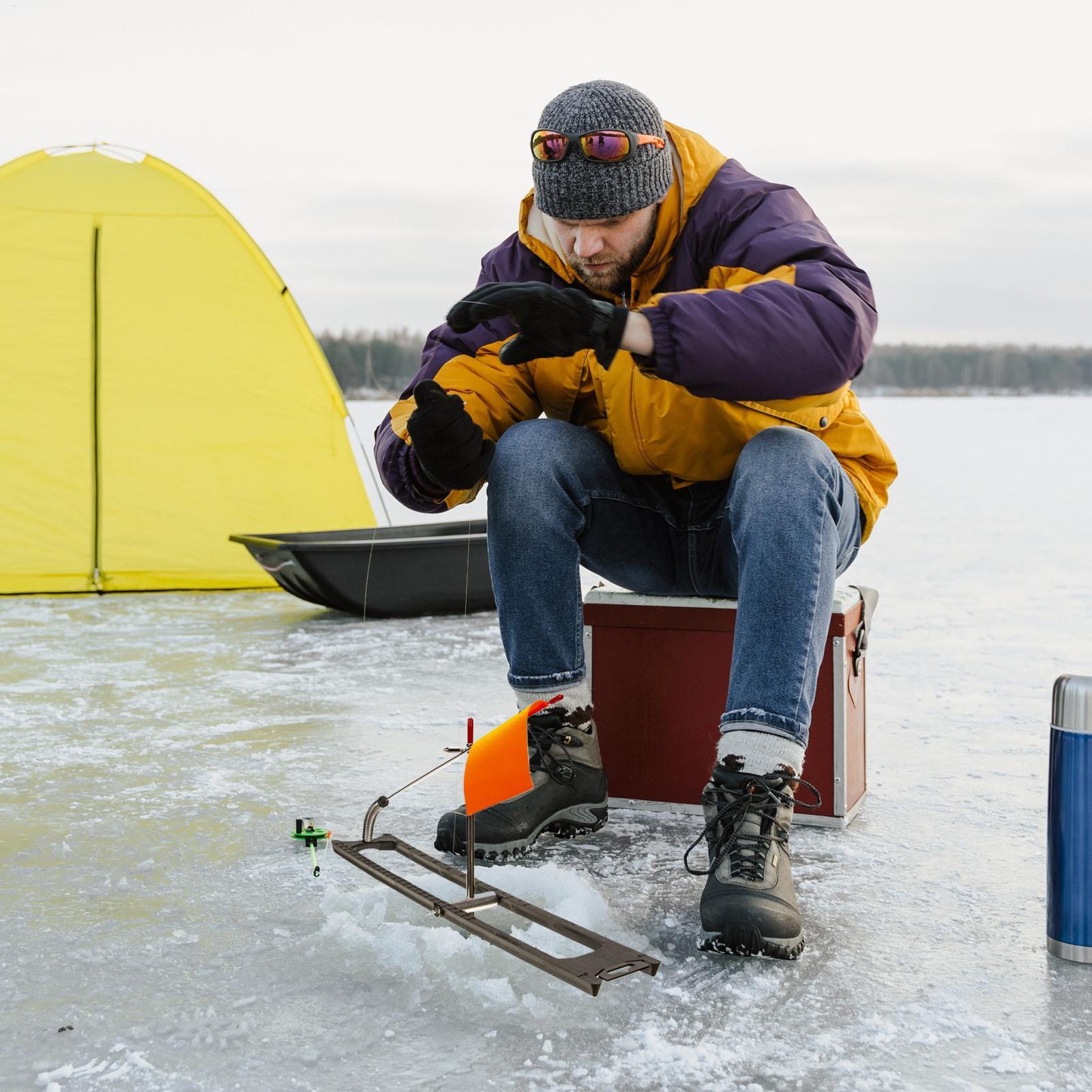 Ice Fishing Tip Up - Eisfischen Tip Up Flaggen Angler Gear