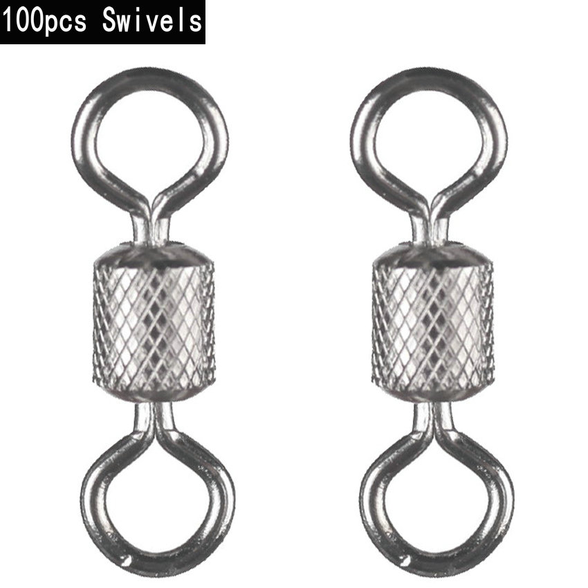 100PCS Angeln Wirbel Kugellage – Fishing Equipment Cheap Bewertung und Preis
